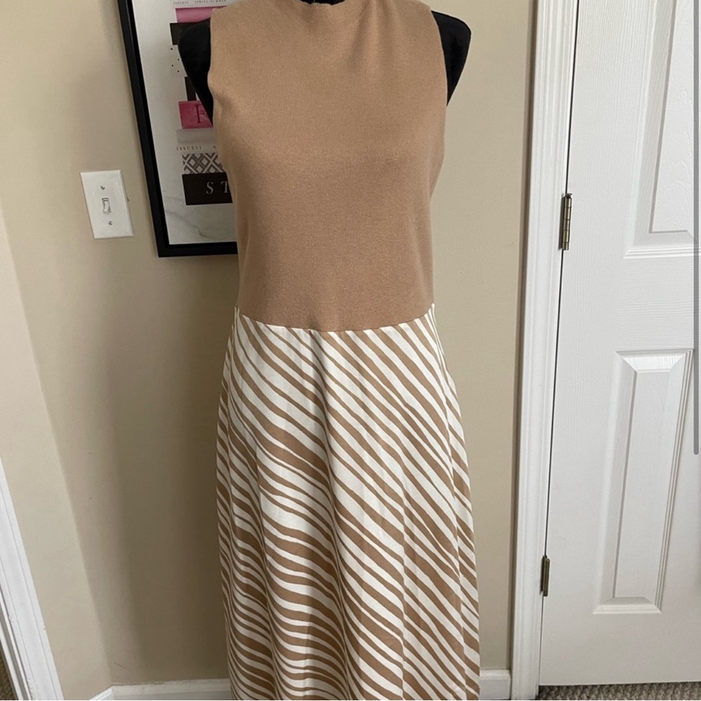 Ann Taylor dress with zebra print bottom